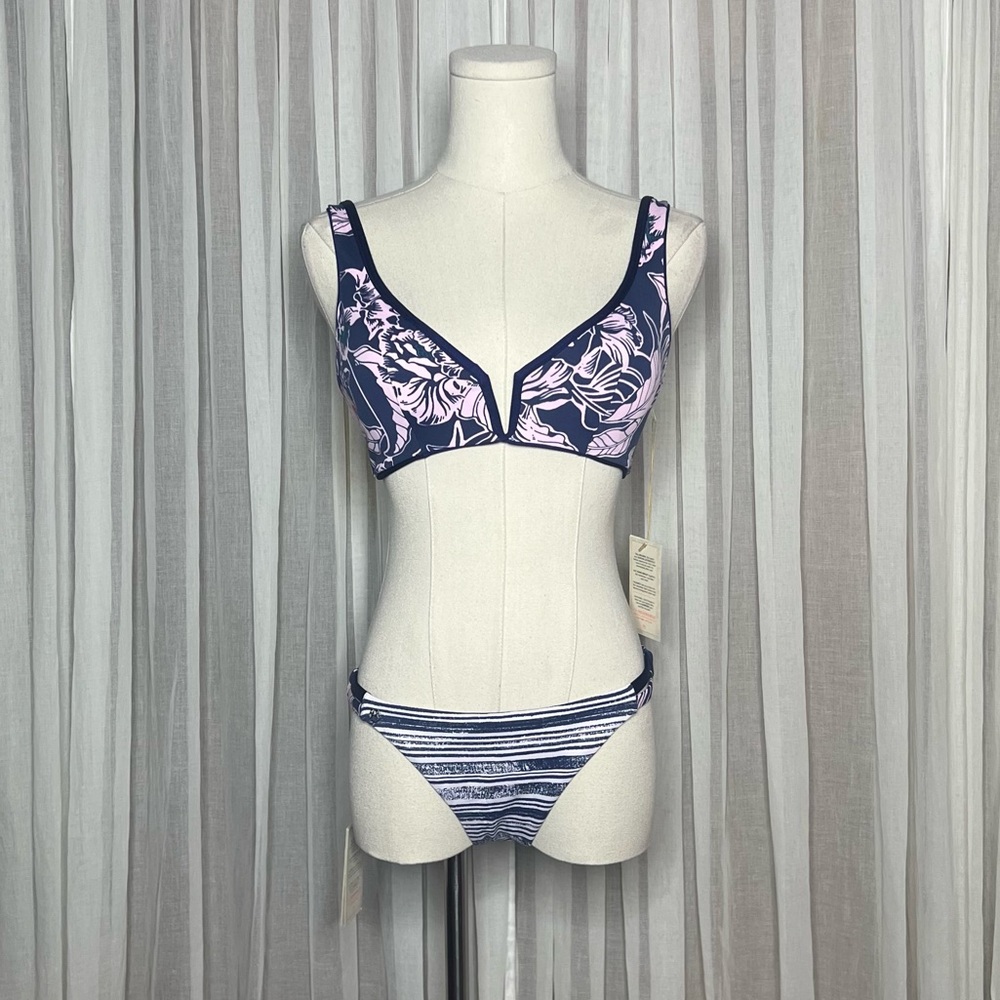 NWT Maaji Blue & Purple Reversible Bikini